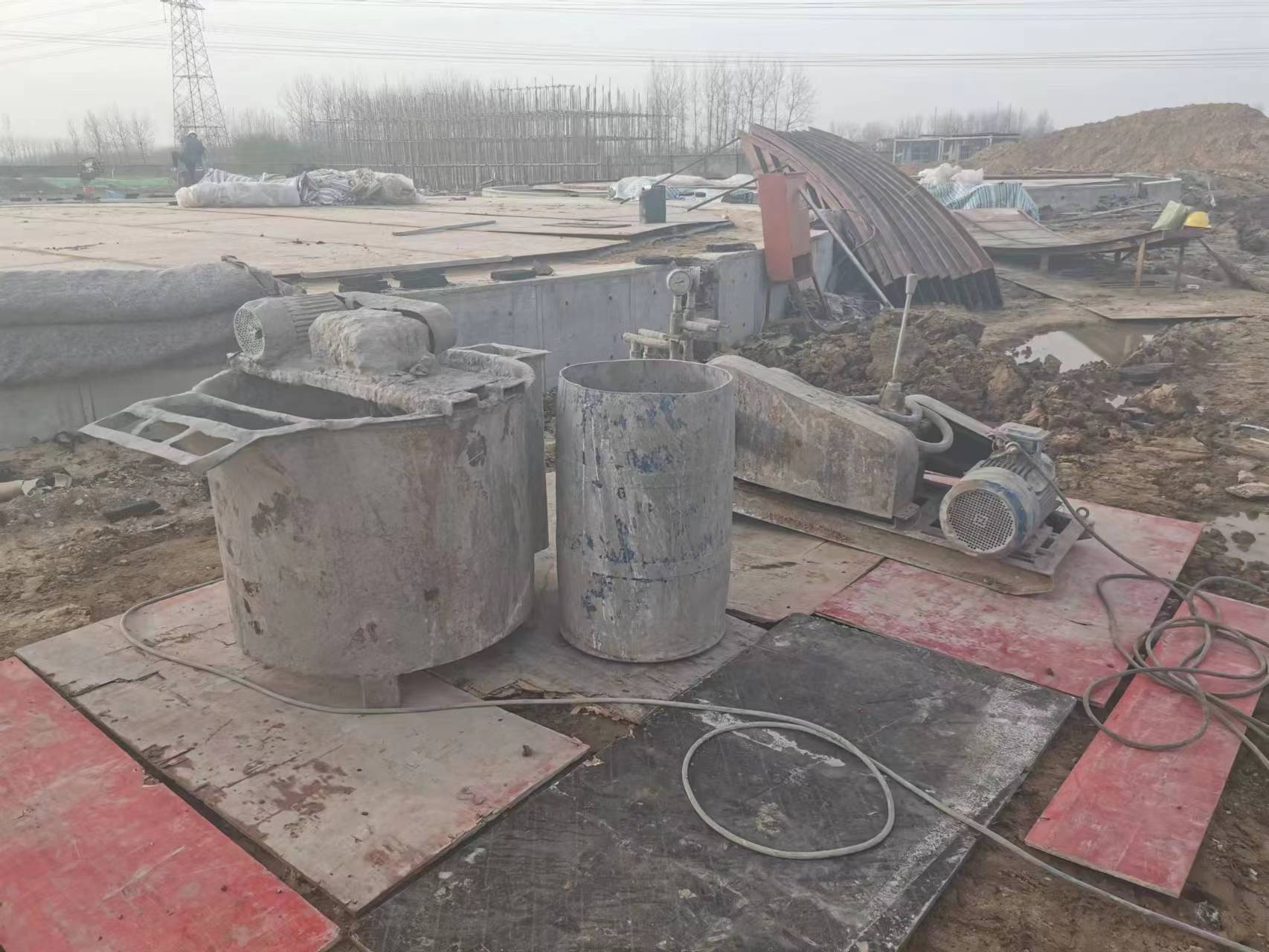 阿克塞设备基础注浆